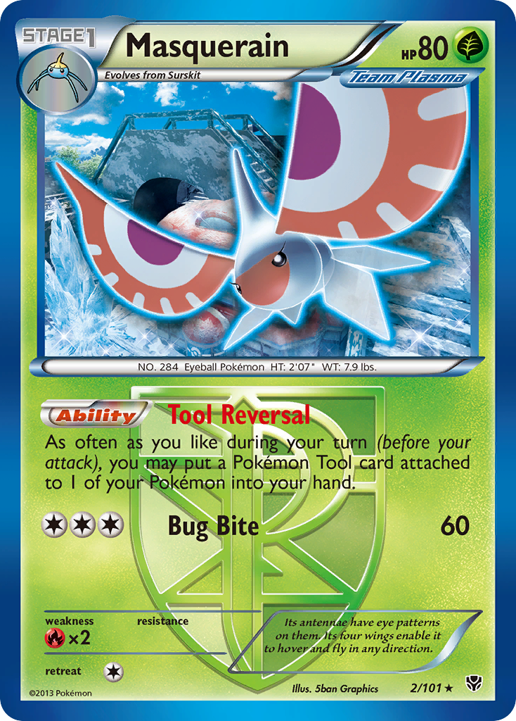 Plasma Blast Masquerain #2/101