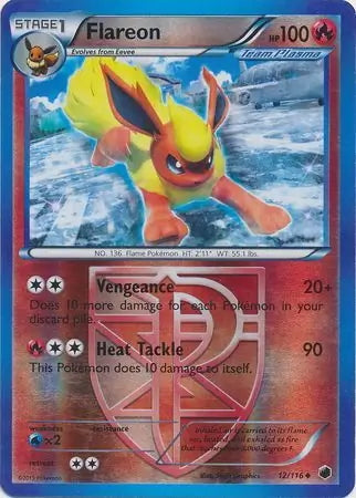Plasma Freeze Flareon #12/116 reverse holo