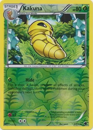 Plasma Freeze Kakuna #2/116 reverse holo