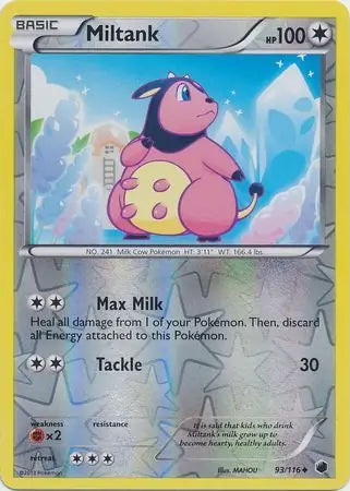 Plasma Freeze Miltank #93/116 reverse holo