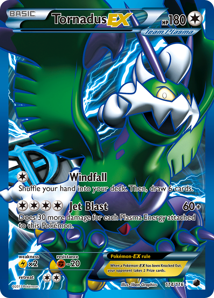 Plasma Freeze Tornadus EX #114/116