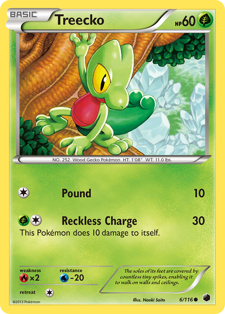 Plasma Freeze Treecko #6/116