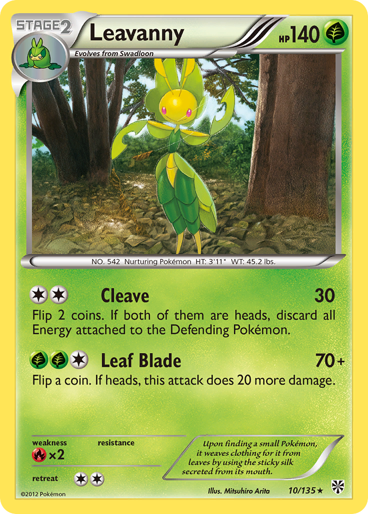 Plasma Storm Leavanny #10/135