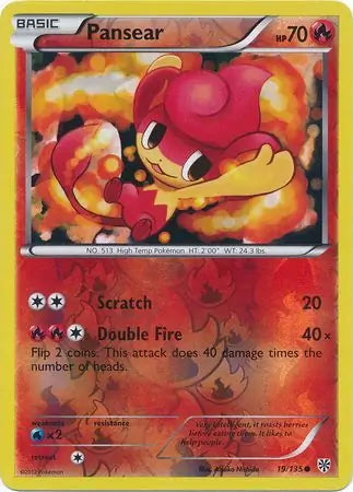 Plasma Storm Pansear #19/135 reverse holo