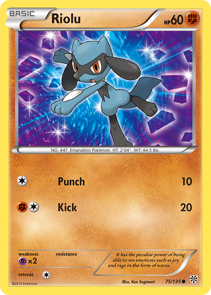 Plasma Storm Riolu #75/135