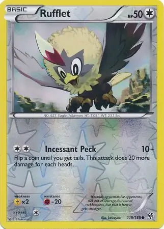 Plasma Storm Rufflet #115/135 reverse holo