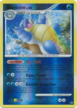 Platinum Blastoise #2/127 reverse holo