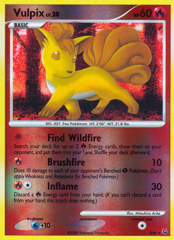 Platinum Gold Vulpix #SH6