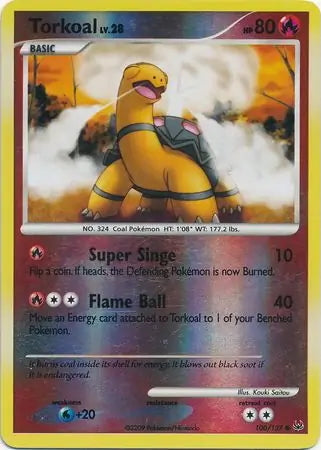 Platinum Torkoal #100/127 reverse holo