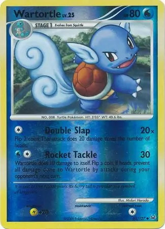 Platinum Wartortle #65/127 reverse holo