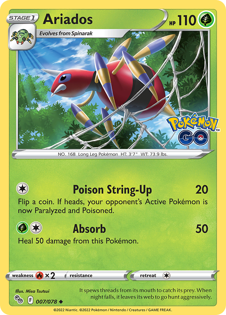 Pokémon Go Ariados #7/78