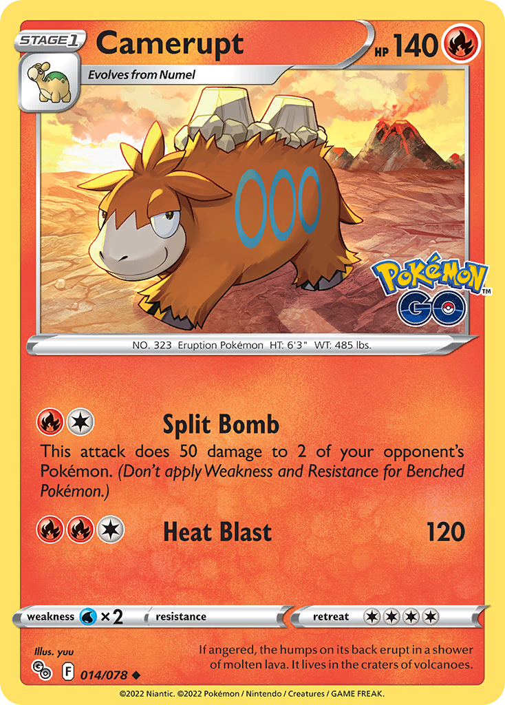 Pokémon Go Camerupt #14/78
