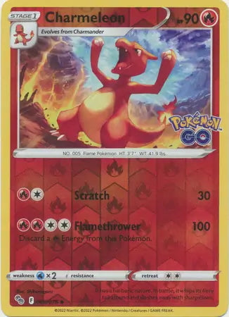 Pokémon Go Charmeleon #9/78 reverse holo
