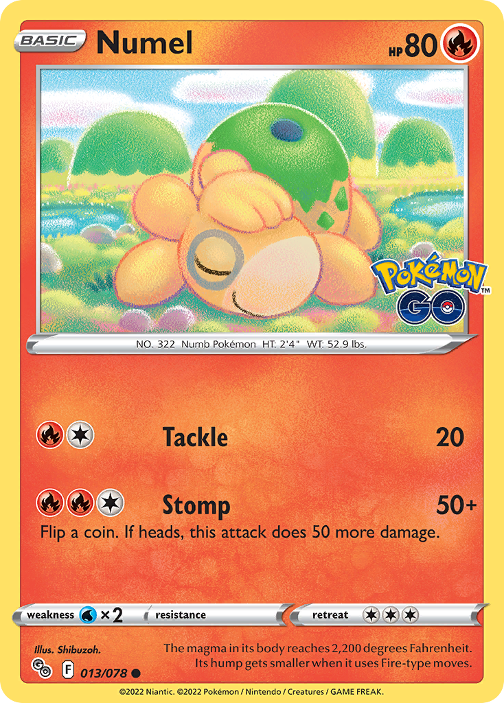 Pokémon Go Numel #13/78