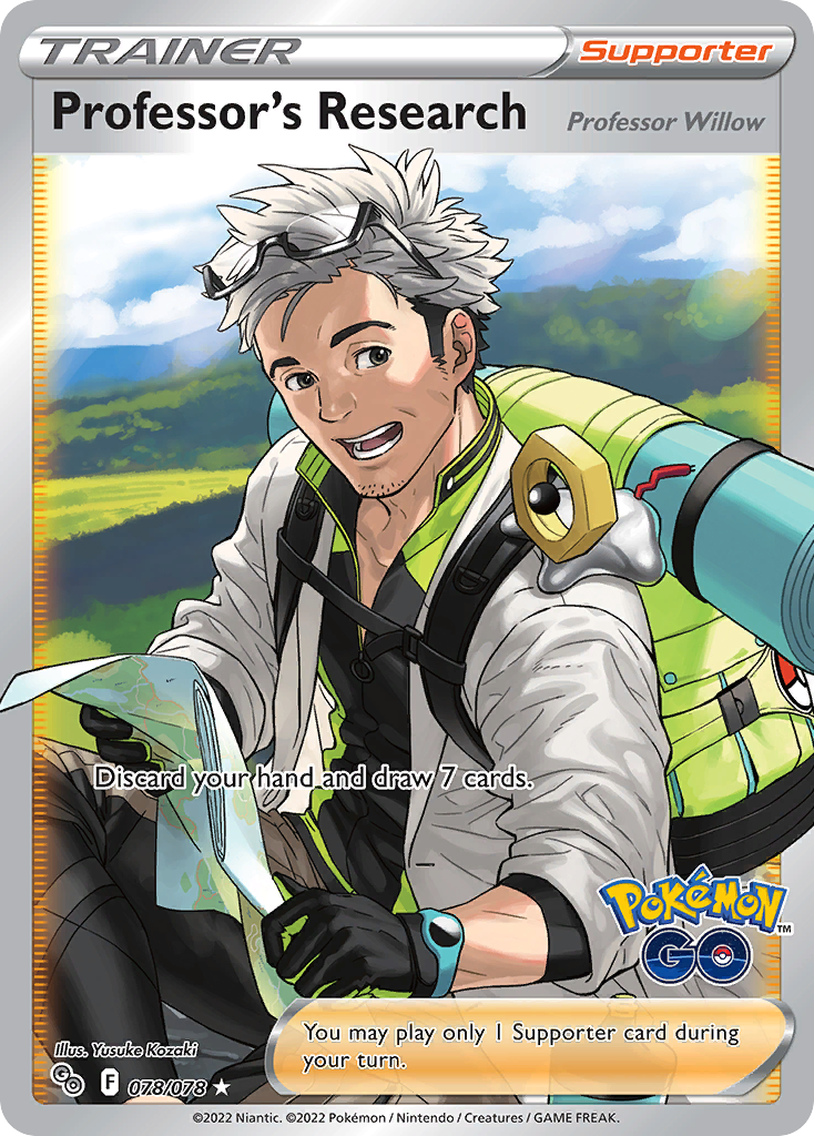 Pokémon Go Professor’s Research (Professor Willow) #78/78