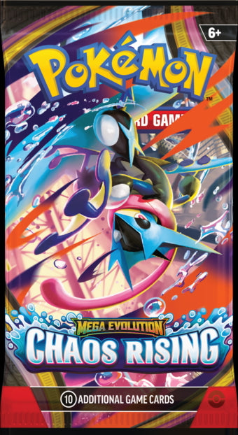 Pokémon Mega Evolutions Chaos Rising Booster Pack