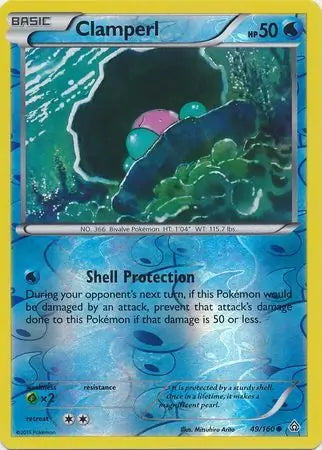 Primal Clash Clamperl #49/160 reverse holo