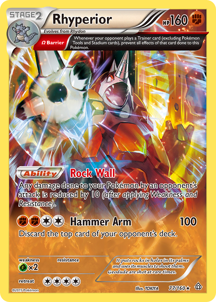 Primal Clash Holo Rhyperior #77/160