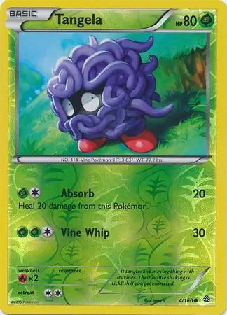 Primal Clash Tangela #4/160 reverse holo