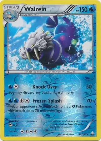 Primal Clash Walrein #48/160 reverse holo