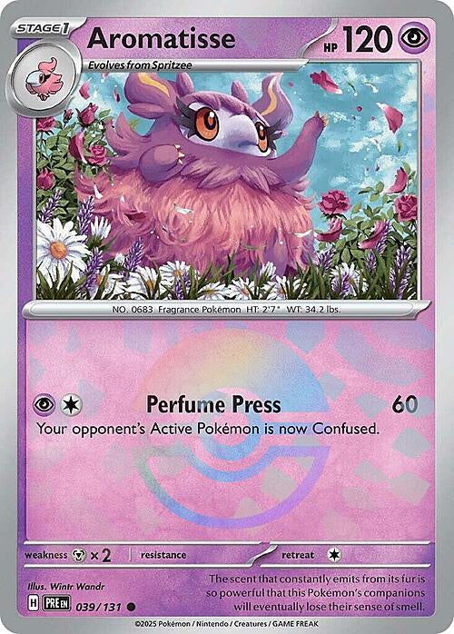 Prismatic Evolutions Aromatisse #039/131 Pokéball