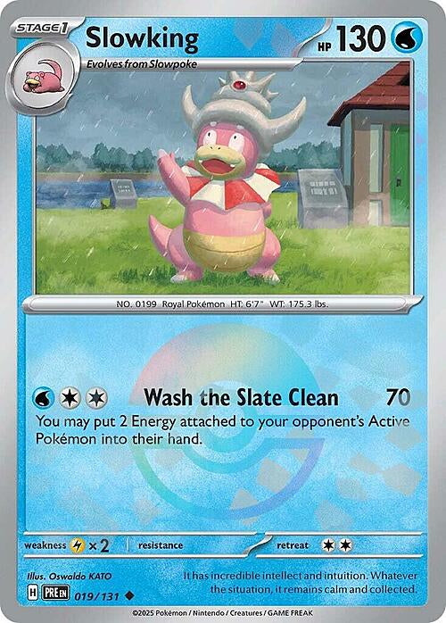 Prismatic Evolutions Slowking #019/131 Pokéball