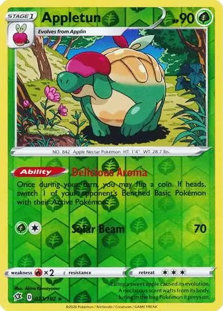 Rebel Clash Appletun #23/192 reverse holo