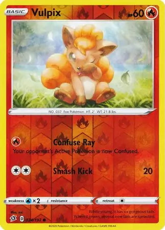 Rebel Clash Vulpix #24/192 reverse holo