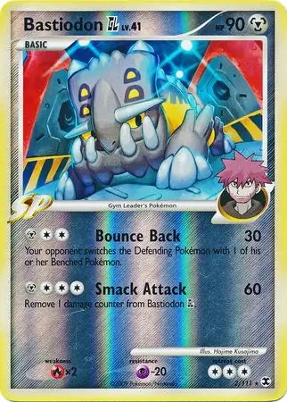 Rising Rivals Bastiodon GL #2/111 reverse holo
