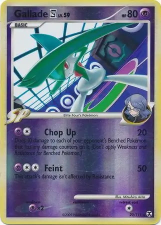 Rising Rivals Gallade 4 #20/111 reverse holo