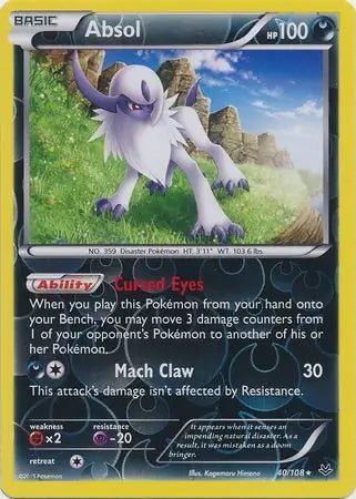 Roaring Skies Absol #40/108 reverse holo