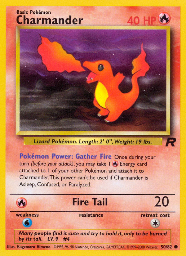 Rocket set Charmander #50/82 unlimited