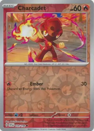 Scarlet & Violet Charcadet #39/198 reverse holo