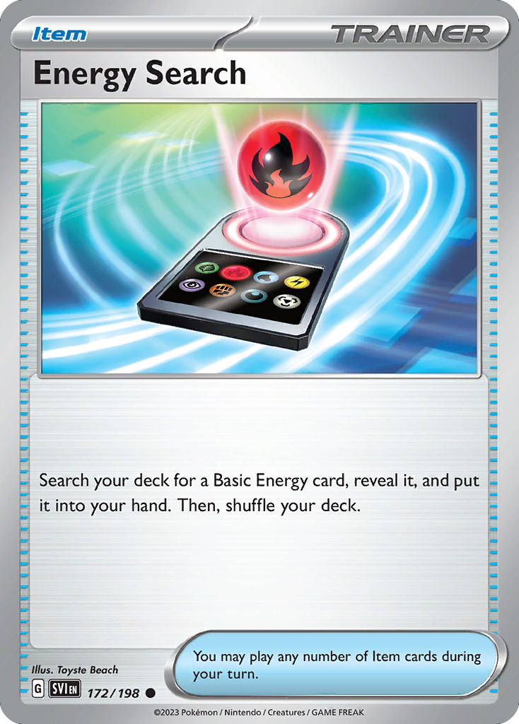 Scarlet & Violet Energy Search #172/198