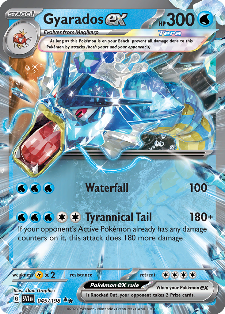 Scarlet & Violet Gyarados EX #45/198
