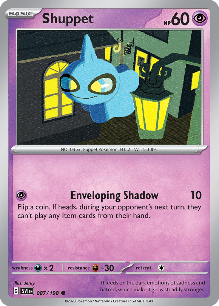 Scarlet & Violet Shuppet #87/198