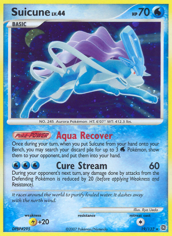 Secret Wonders Holo Suicune #19/132