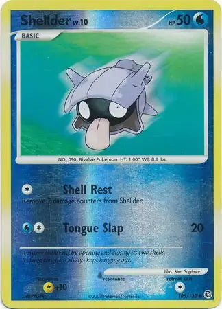 Secret Wonders Shellder #105/132 reverse holo