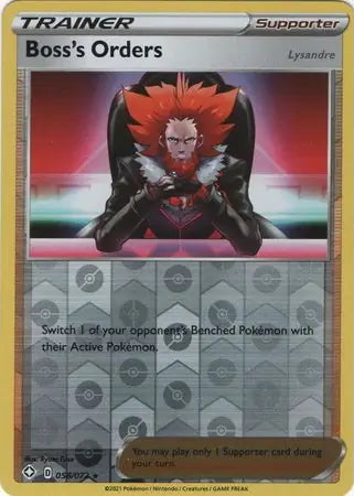 Shining Fates Boss’s Orders #58/72 reverse holo