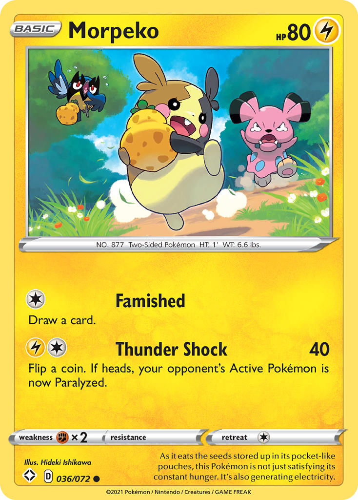 Shining Fates Morpeko #36/72