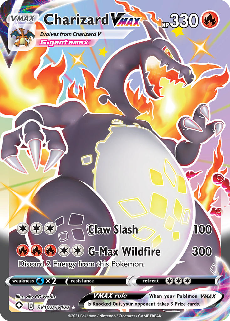 Shining Fates SV107/SV122 Charizard VMAX