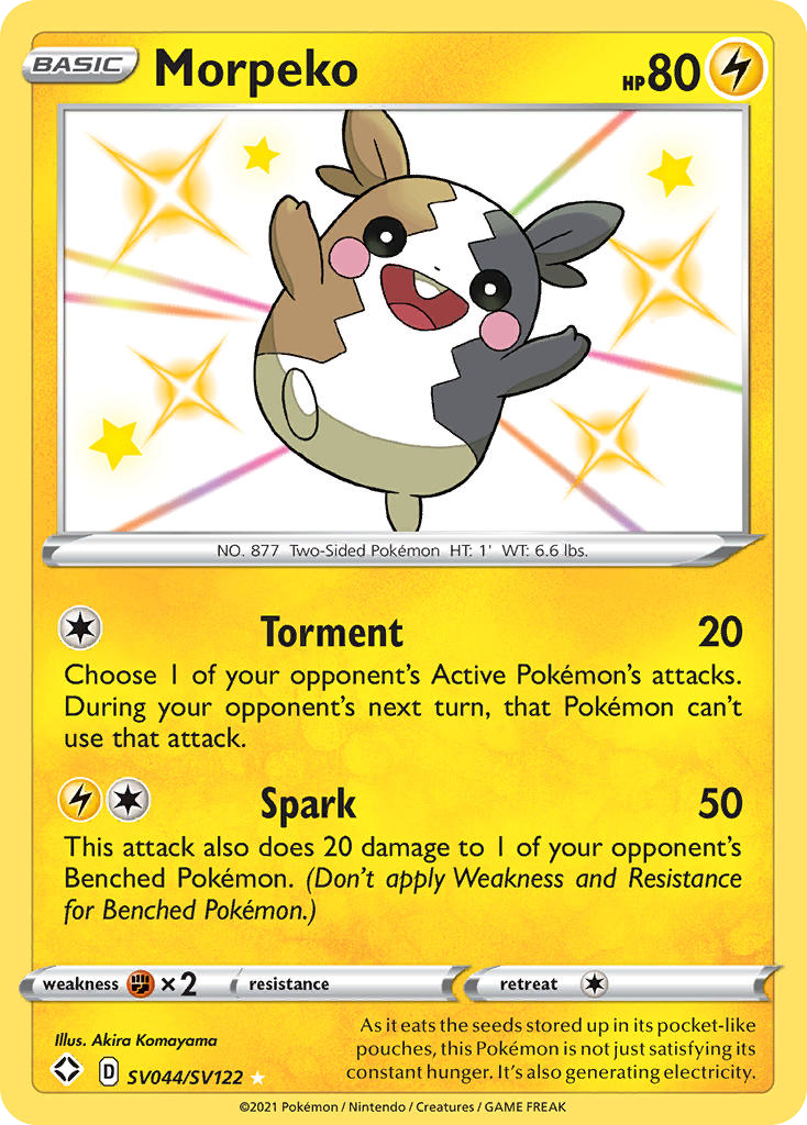 Shining Fates SV44/SV122 Morpeko