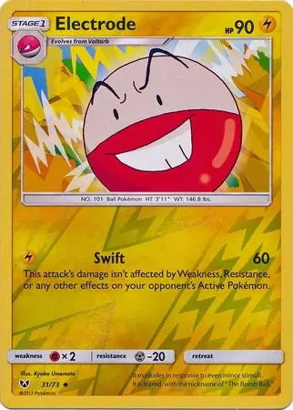 Shining Legends Electrode #31/73 reverse holo
