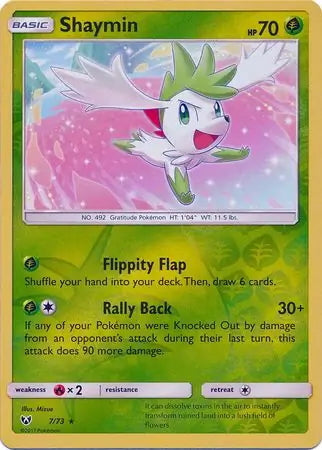Shining Legends Shaymin #7/73 reverse holo