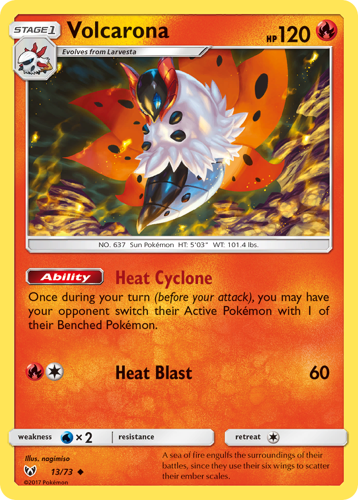 Shining Legends Volcarona #13/73