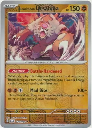 Shrouded Fable Bloodmoon Ursaluna #25/64 reverse holo