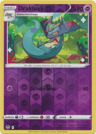 Silver Tempest Drakloak #88/195 reverse holo