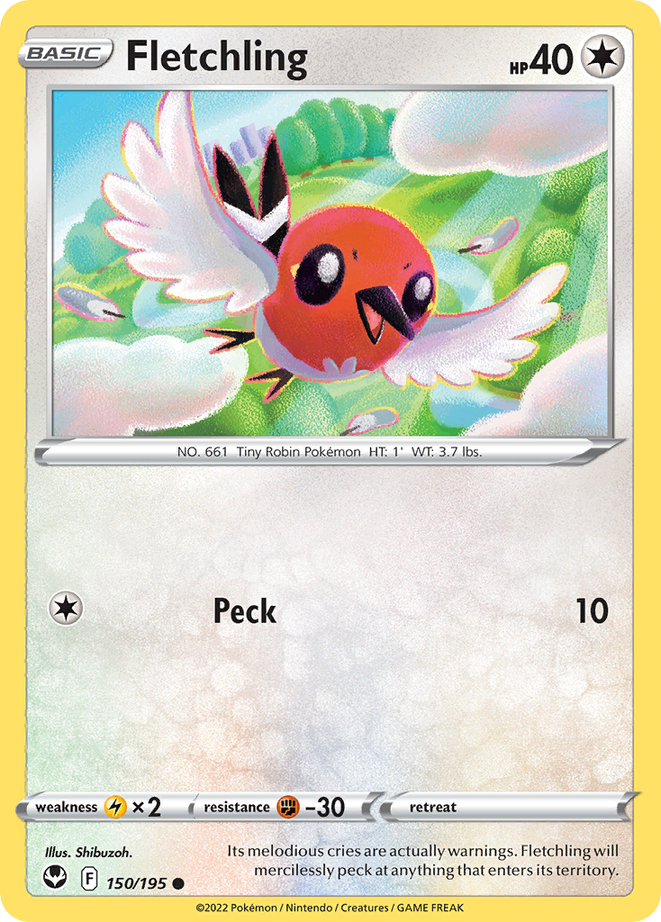 Silver Tempest Fletchling #150/195