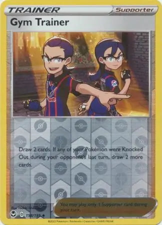 Silver Tempest Gym Trainer #158/195 reverse holo