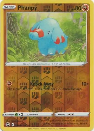 Silver Tempest Phanpy #91/195 reverse holo